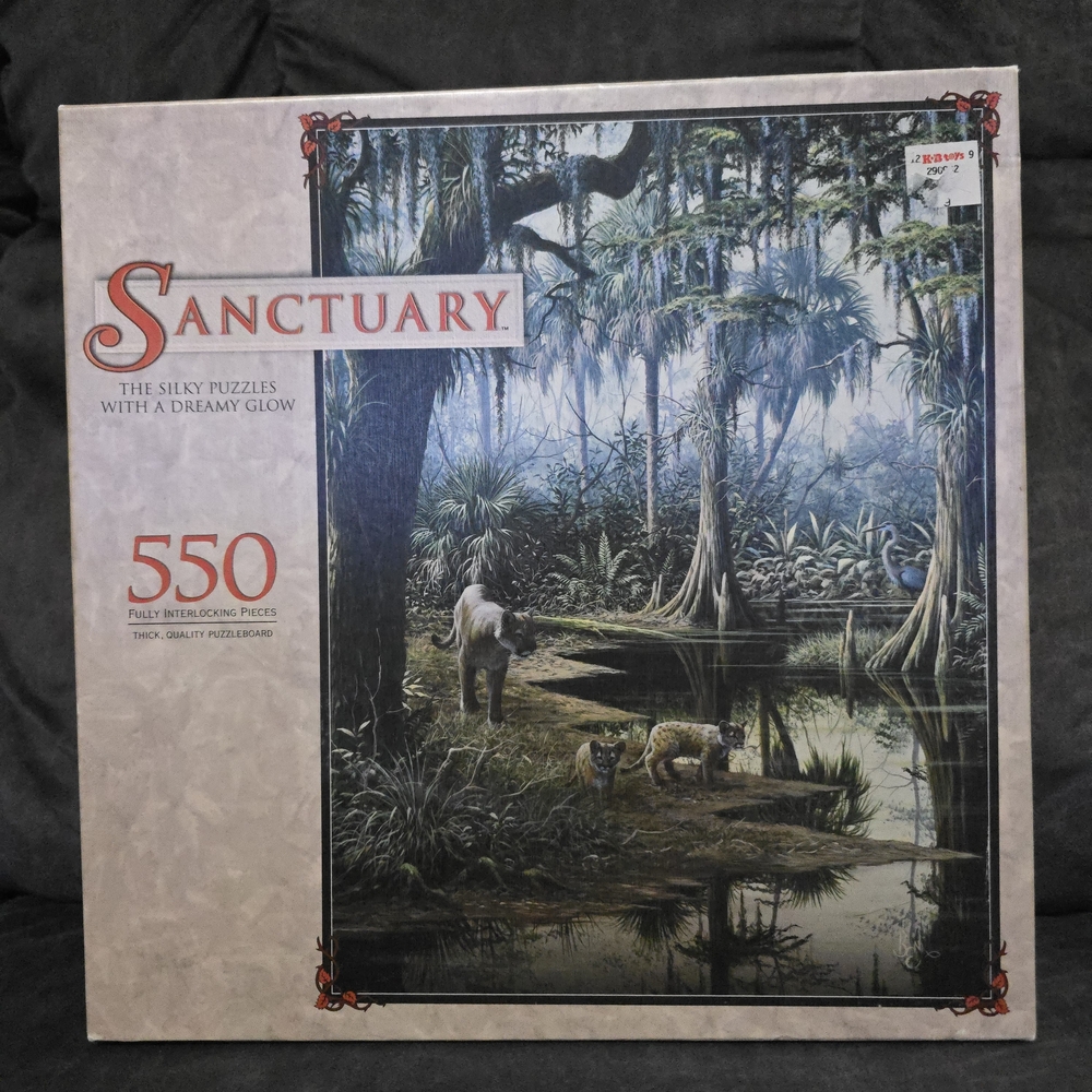 Sanctuary 550-Piece Puzzle - Green and Blue